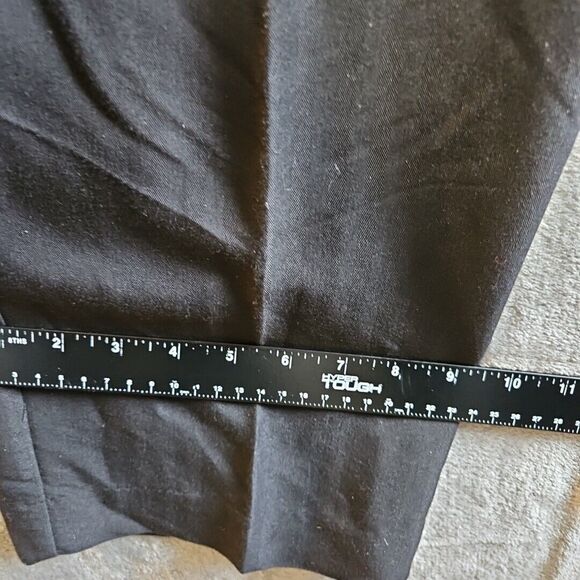 Alfred Dunner Women's 12 Black Pullon Pants Pockets rayon blend 26in inseam - Picture 6 of 11